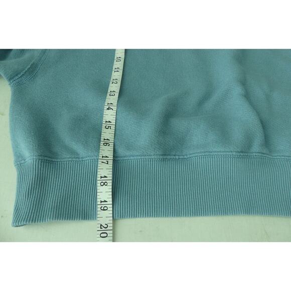 American Eagle Blue Cropped Sweatshirt Women’s MEDIUM Oversize Slouchy - Picture 5 of 6